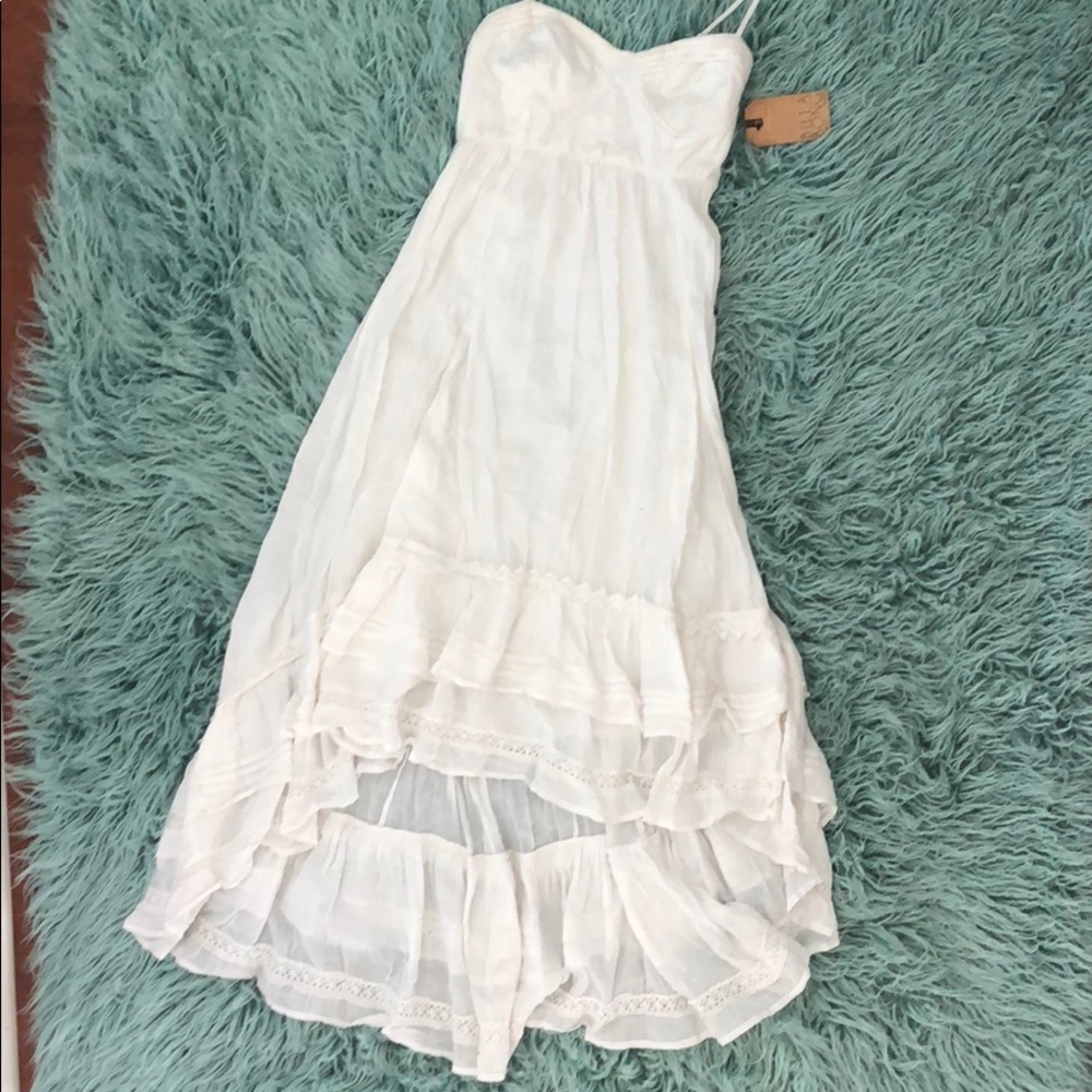 New billabong white cotton sundress